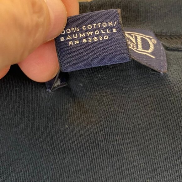 Lands End Women's Sweater Size 1X V-Neck Cardigan Button Front Blue Casual - Picture 6 of 11